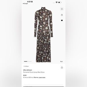 Ulla Johnson Fernanda Floral Jersey Maxi Dress